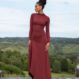 Venus Long Sleeve Dress in Bamboo