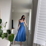 Lulah Drape Maxi Dress with Built-in Bra
