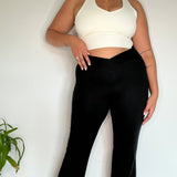 Bamboo Trousers with V-Front